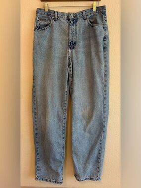 VTG 90s Calvin Klein CK Easy Fit Double Stone Wash Denim Jeans Womens 14 Vintage